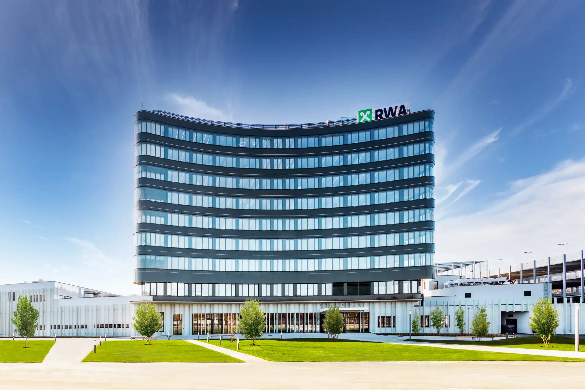 Außenansicht des RWA-Gebäudes