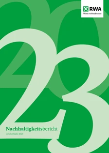 Titelseite RWA-Nachhaltigkeitsbericht 23