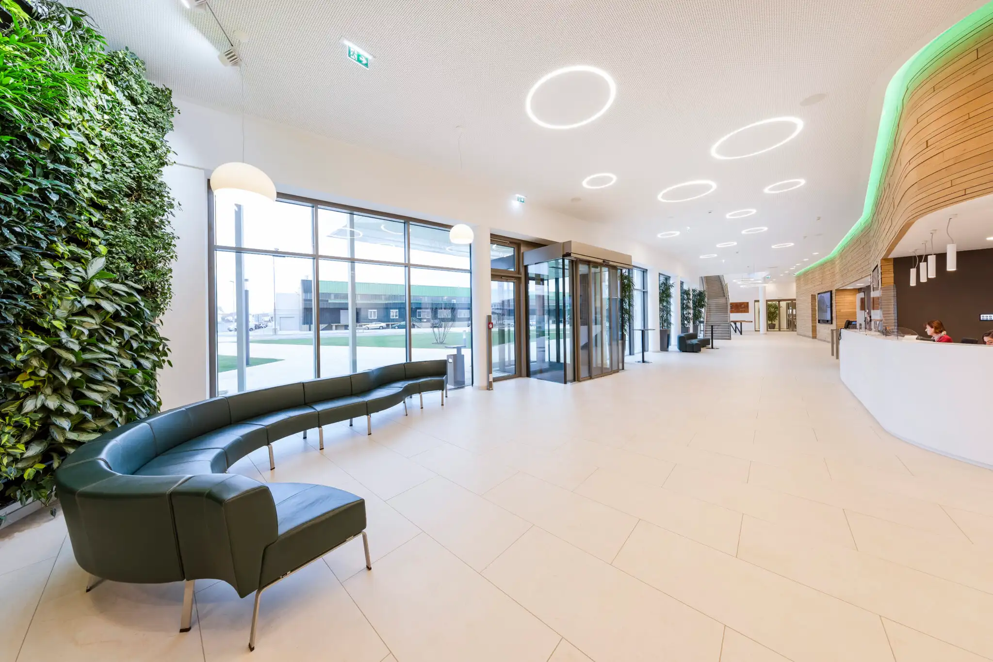 Lobby des RWA-Gebäudes