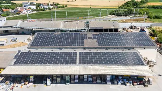 Luftaufnahme Lagerhaus Gramatneusiedl